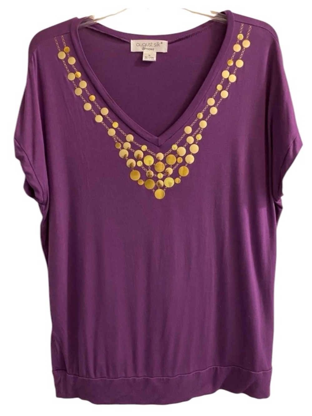 August Silk women’s shirt size XL
